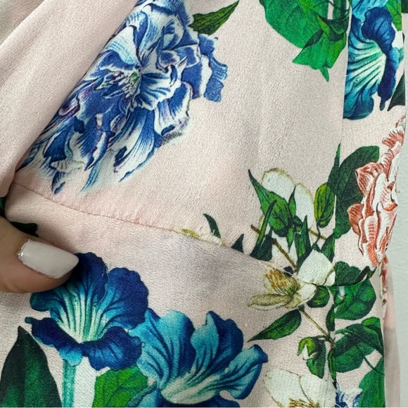 Marissa Webb Perryn Silk One Shoulder Floral Dress - Picture 8 of 10